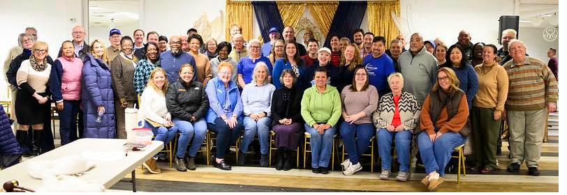 Dianne Lane with community members